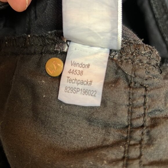 Pacsun Shorts Women’s Size 26 High Rise Festival Distressed Black Denim Raw Hem - Picture 8 of 11